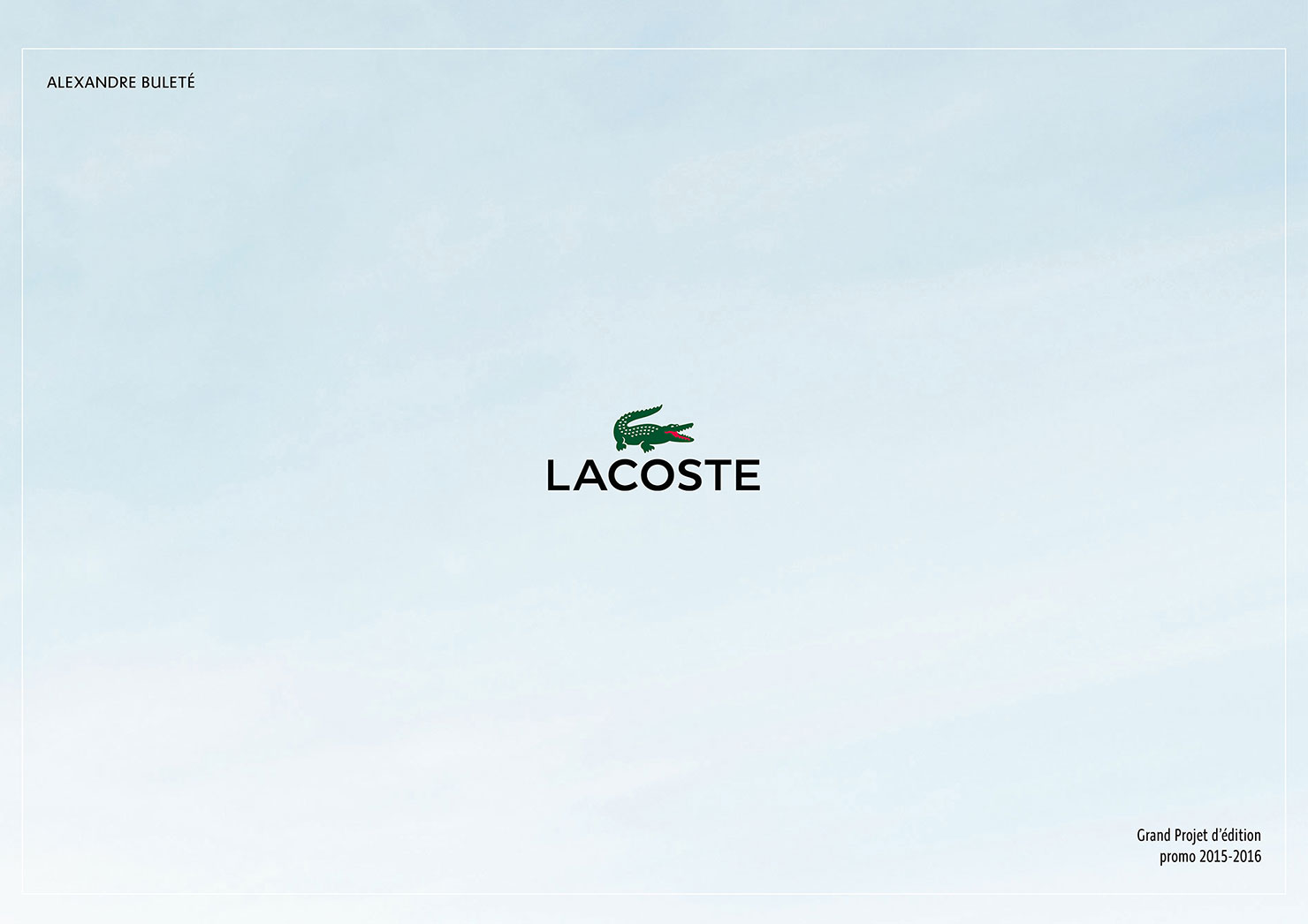 Magazine Lacoste - FrenchCroco - Présentation page 1